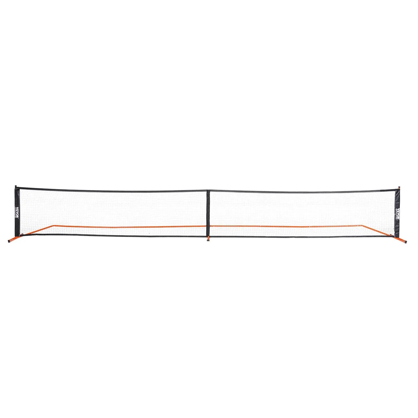 【Back to School】Vevor Regulation Size 22FT Portable Pickleball Net Set - Game Kit with Sectional Weather-Resistant Metal Frame, PE Mesh Net, Paddles, Balls, Racket Grip, Carrying Bag for Outdoor Play & Portable Setup