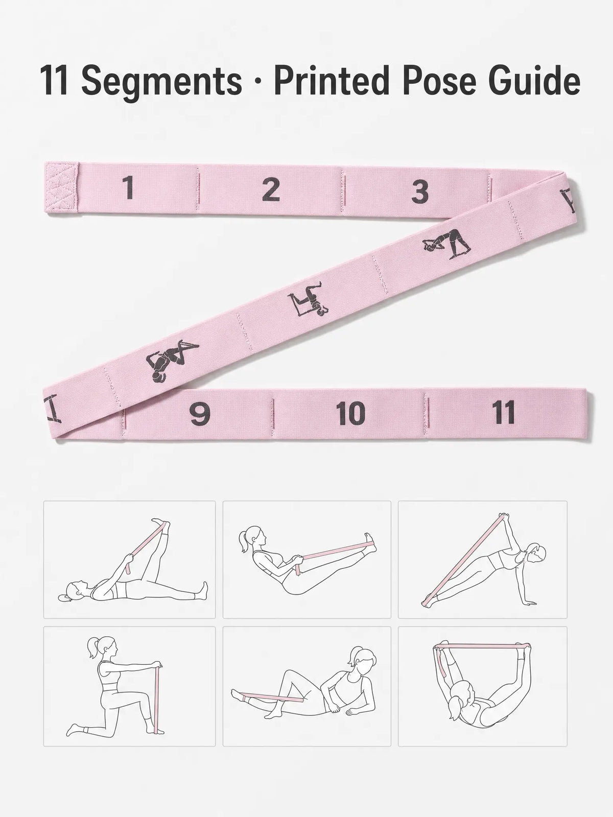 8-Shaped Resistance Bands - Unisex Fitness Training Band, 3-Level Elasticity, One Size Gym Workout Equipment for Arm & Shoulder Stretching, Portable Home Workout Home Gym Equipment