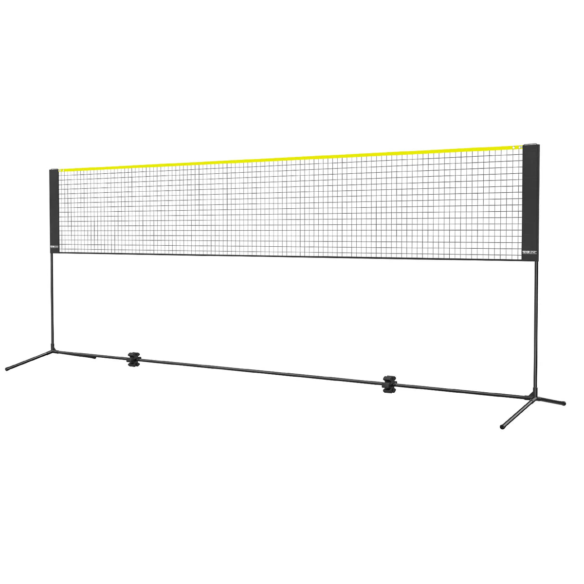 【Toolupgrade】Vevor Badminton Net, Height Adjustable Volleyball Net, 14Ft Wide Foldable Pickleball Net, Portable Easy Setup Tennis Net Set with Poles, Stand and Carry Bag, for Kids Backyard Game Indoor Outdoor Use