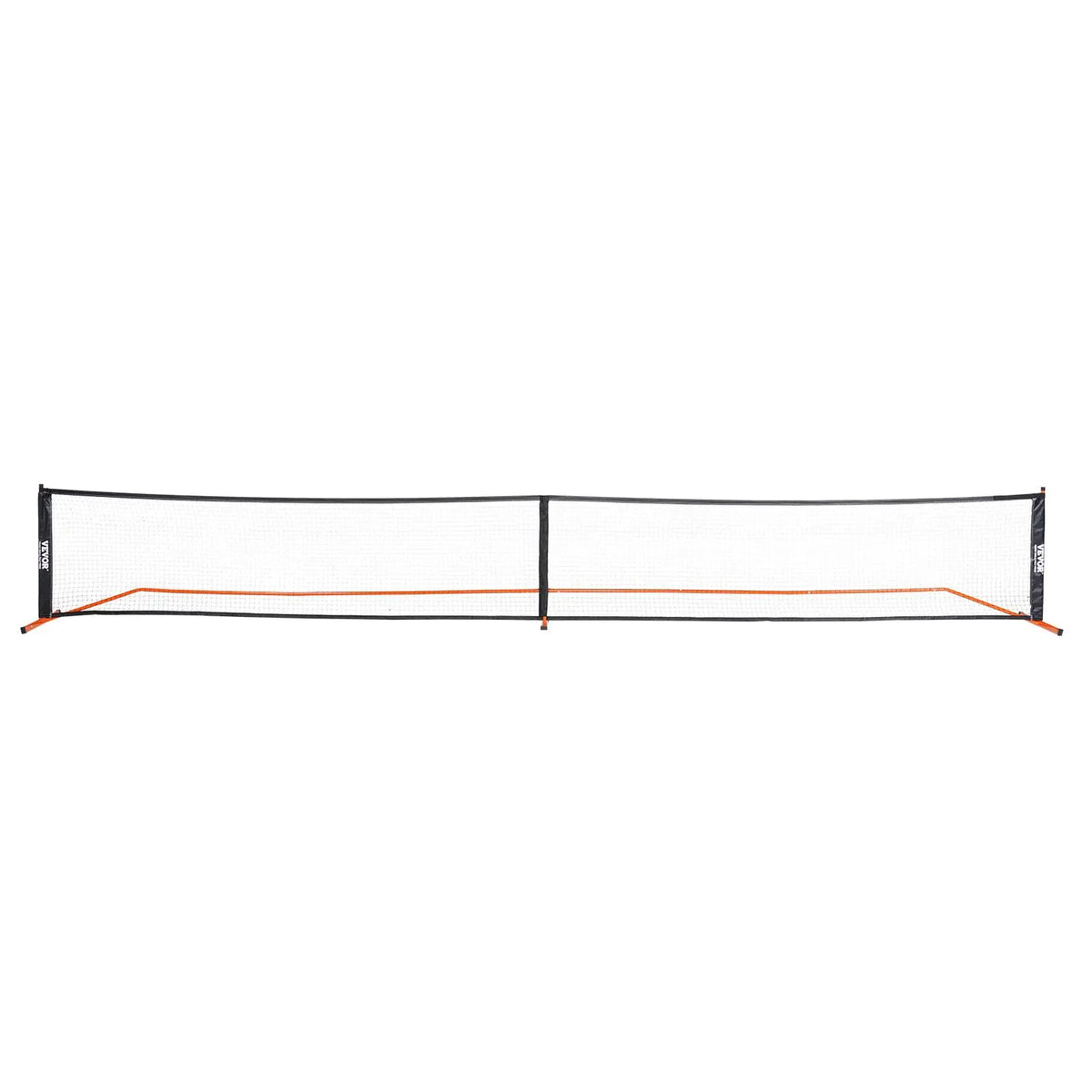 【Back to School】Vevor Regulation Size 22FT Portable Pickleball Net Set - Game Kit with Sectional Weather-Resistant Metal Frame, PE Mesh Net, Paddles, Balls, Racket Grip, Carrying Bag for Outdoor Play & Portable Setup