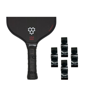 CRBN Drytec™ Pickleball Overgrips (4 Pack) for Indoor/Outdoor Pickel Ball Rackets