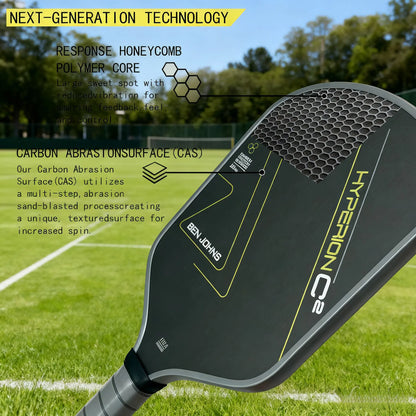 Pickleball Paddle T700 Carbon Fiber 16Mm LABS Project Style Similarity Equipment Accessory Sweet Dessert Balanced MOI Training System for Players Racket Perforated Trainer T700 Carbon Fiber Surface Pickle Ball Rocks