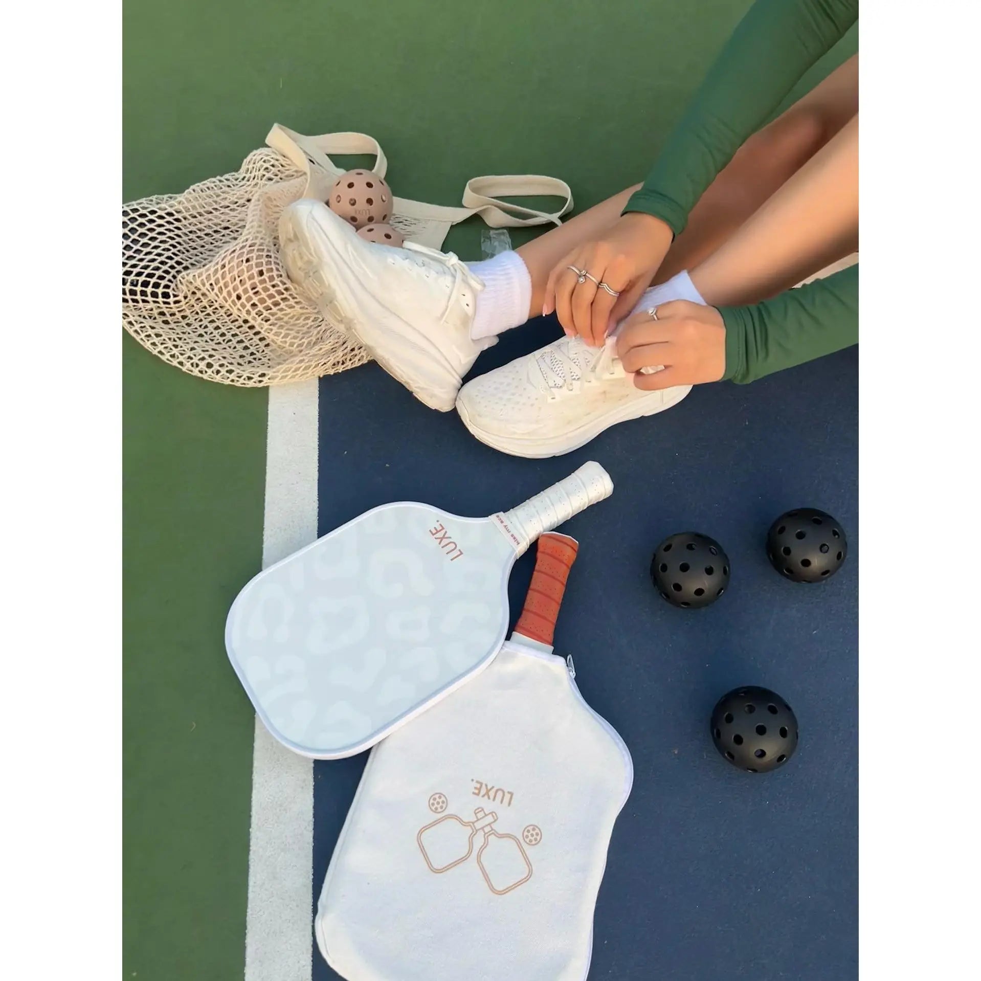 White Pickleball Paddle Case