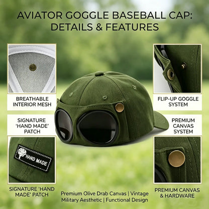Men'S Korean-Style Pilot Baseball Cap - Personalized Glasses-Ready, Curved Visor, Casual, Everyday Daily, Sunshade for Spring & Summer, Fitted Men'S Accessories, Cool Gifts for Guys